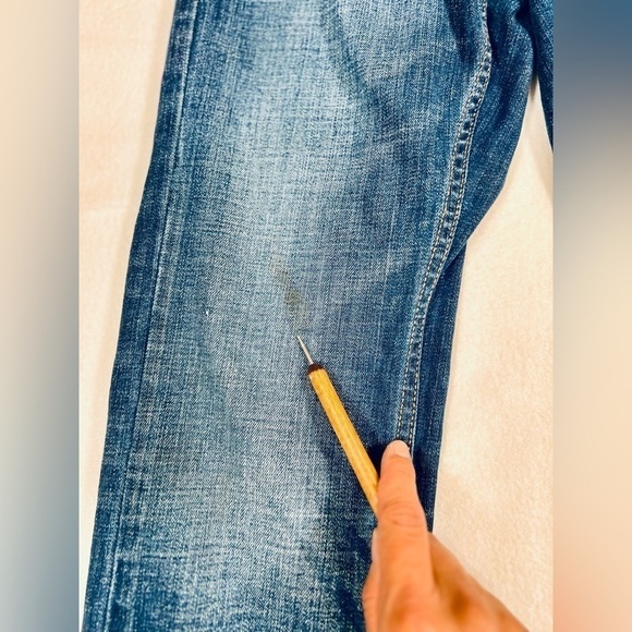 LEVIS Men’s 527 Slim Boot Cut Denim‎ Blue Jeans Size 29/30 Y2K Retro Casual - Picture 5 of 16